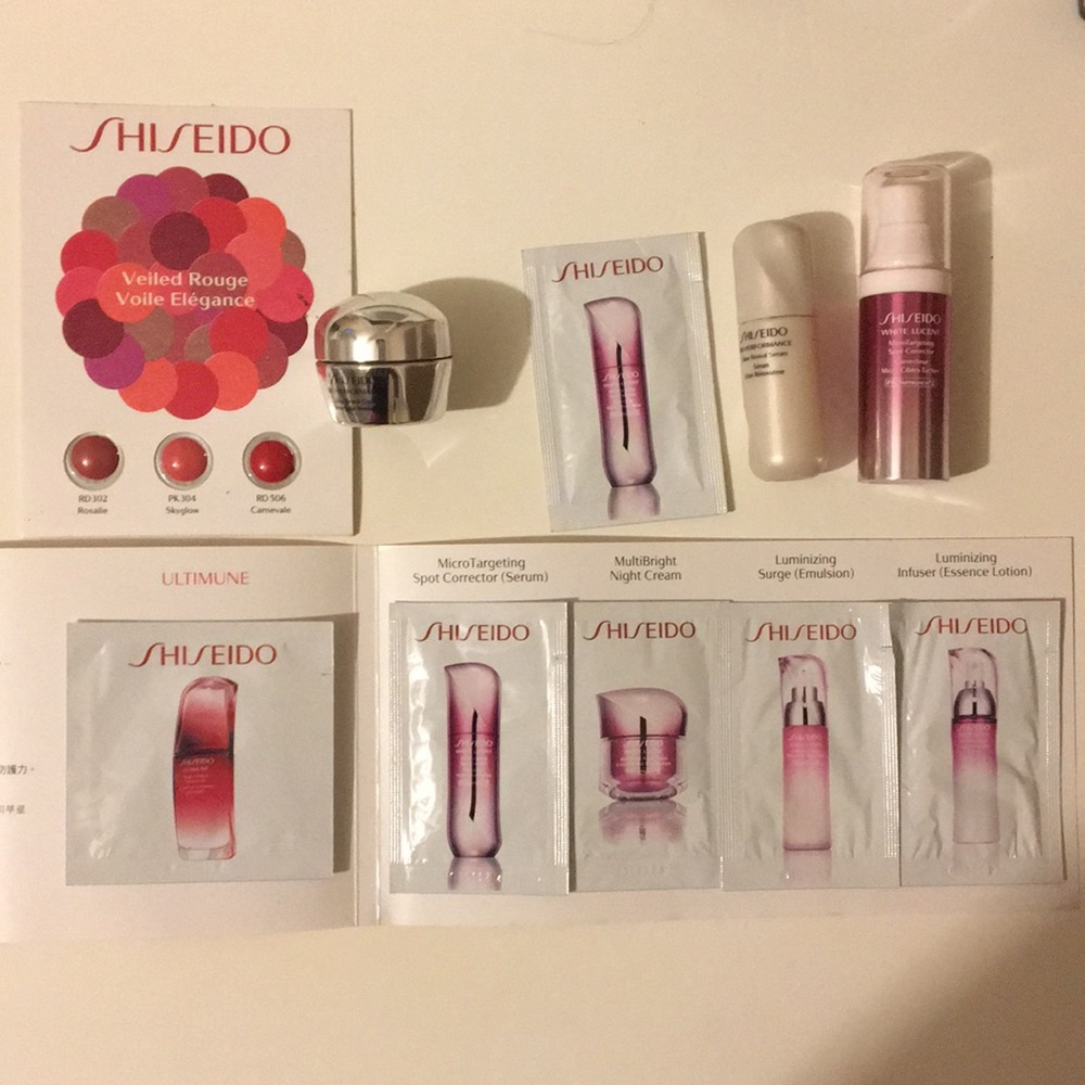 Shiseido samples